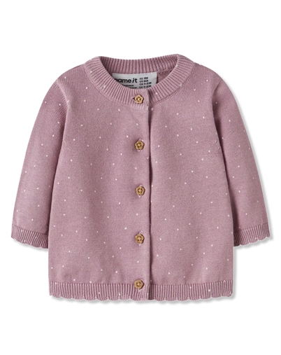 Name it - NBFLadot Strickcardigan - Lilas